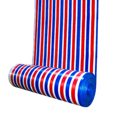 XD JX.XINGDIAN 双面覆膜彩条布 加厚 5*50米 /卷