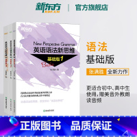 语法新思维 基础版1+2+3(共3本) [正版]新东方语法新思维 基础版1+2+3(共3本)套装 张满胜英语语法书入门初