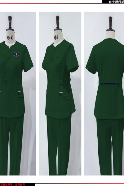 伟月护士服(夏)装-绿色