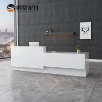 汐岩办公家具 前台接待台烤漆大厅接待 尺寸可定制 912