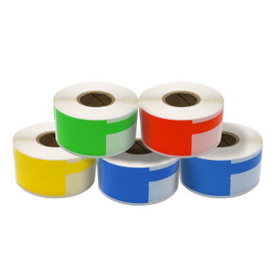 Makeid QS-03F(彩)-150 标签打印纸旗型标签F型标签 30*45+50mm 彩色 (单位:卷)