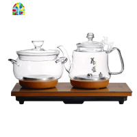底部全自动上水电热水壶玻璃茶台烧水壶泡茶专用电磁炉一体茶具抽 FENGHOU 23*37净水器款
