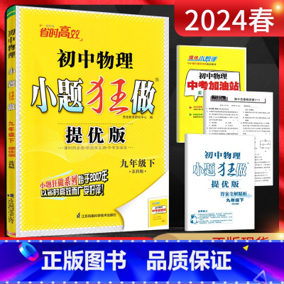 物理 九年级下 [正版]江苏版2024春恩波教育 九年级下册物理苏科版SK提优版 9年级物理九下苏教版同步课时作业训练初