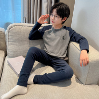 男童秋冬款睡衣套装新款保暖内衣秋裤冬季儿童德绒大童家居服