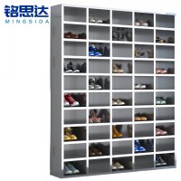 铭思达不锈钢鞋柜单面50格个