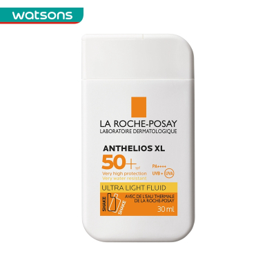 屈臣氏-理肤泉特护清盈防晒乳SPF50PA++++30毫升大哥大防晒霜痘肌敏感肌适用