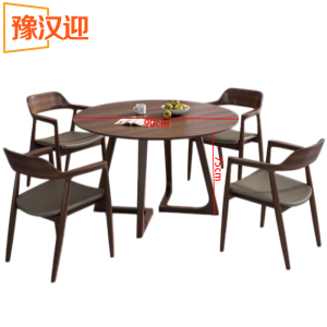 豫汉迎实木圆桌