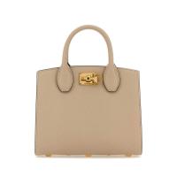 Salvatore Ferragamo女士手提小方包真皮五金链条手拿包通勤手袋