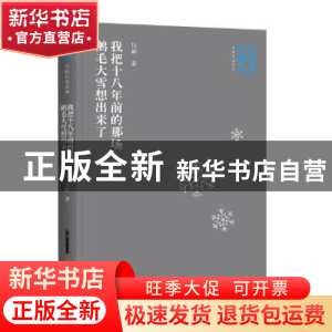 正版 我把十八年前的那场鹅毛大雪想出来了 吕新著 北岳文艺出版