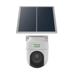 天地伟业太阳能监控摄像头400万4G无限流量 室外监控器手机远程全景全彩夜视追踪TC-H143K
