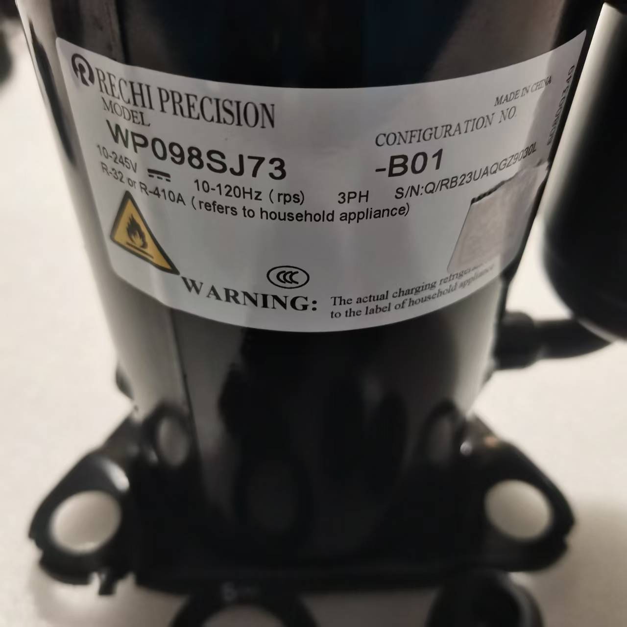 帮客材配 全新原装法迪欧空调 KFR- 35GW/LA1 压缩机 WP098SJ73 - B01 收前务必验货