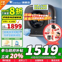 [小海绵2.0轻奢版]小天鹅3公斤内衣洗衣机全自动家用 婴儿懒人洗衣机小型迷你壁挂 3公斤水魔方除菌超薄TG30M60