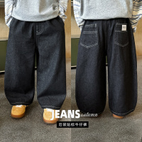 童酷男童秋款湖州织里童装洋气贴标中小童长裤休闲儿童牛仔裤