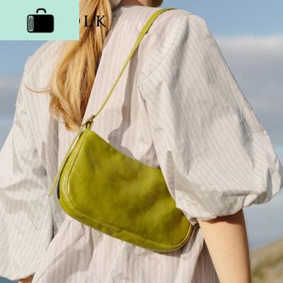 包包女包新款2020复古小众简约中古包法棍包亮皮单肩手提包小包NEW LAKE