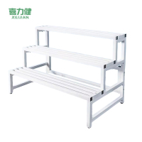 喜力健 铁艺阶梯花架 一层白色-高25CM 个