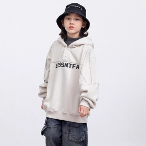 男童连帽加绒卫衣秋冬款新款冬装打底衫加厚中大童上衣秋冬潮