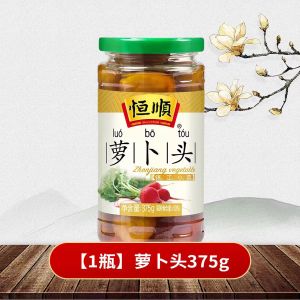 恒顺 瓶装萝卜头小菜375克 便捷家用早餐搭配