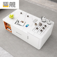 晋舰茶几客厅茶台烧水壶一体桌家用泡茶台办公室茶桌1.5米纯白