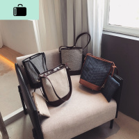 高级感包包女包新款2020韩版时尚手提斜挎单肩质感洋气网红水桶包NEW LAKE女斜挎包