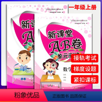 一年级上册语文+数学 人教版 一年级上 [正版]新课堂AB卷小学一年级上册语文数学试卷全套2本人教版 冲刺100分单元测