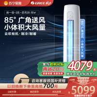 格力空调云欢新能效2匹变频冷暖柜机空调 KFR-50LNhGr1Bt 家用冷暖低音 新一级能效