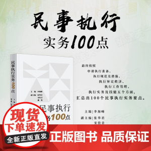 正版 民事执行实务100点 李海峰 主编 法律出版社 申请执行准备 执行规范及措施 执行异议救济 执行工作管理 执行实务