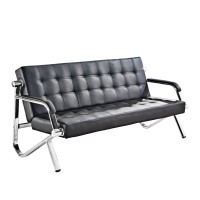 巴洛卡 皮布沙发 沙发椅等候椅沙发等待沙发办公室沙发BLK810西皮三人位