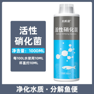 硝化细菌鱼缸用净水剂养鱼水质稳定剂鱼药净化消化净水活性