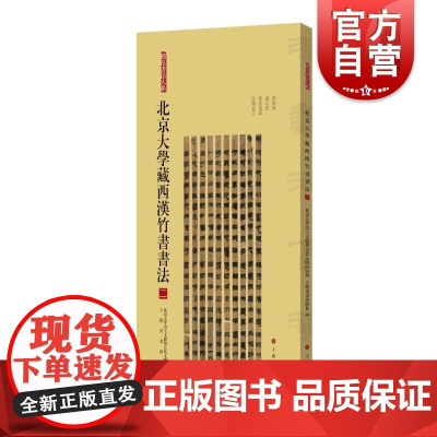北京大学藏西汉竹书书法二 简帛书法大系北京大学出土文献与古代文明研究所、上海书画出版社编上海书画出版社