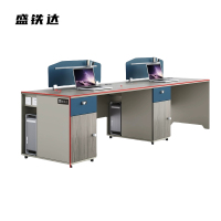 盛铁达 并排两人位办公桌2400*600*1100mm STD-XXBS12 张