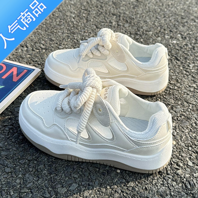 SUNTEK2023新款小白鞋女配裙子夏季小众原创帆布鞋子百搭休闲板鞋