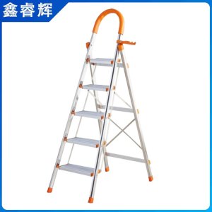 鑫睿辉 家用梯折叠梯 五步橙色 个