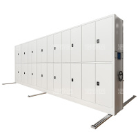 洛泰远 LTY3110823智能密集架移动式档案柜钢制轨道智能密集柜 一列7组6400*560*2360