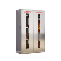 正斌不锈钢防暴器械装备柜工具柜安保反恐盾牌柜警务室防爆柜304加厚材质1920*1200*450柜不含器材