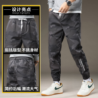 金盾(KIN DON)男哈伦裤秋冬季长裤子男士休闲裤青年潮流百搭迷彩裤