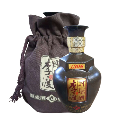 [李渡官方旗舰店]李渡高粱酒封坛1308粮食白酒浓特兼香型白酒单瓶白酒