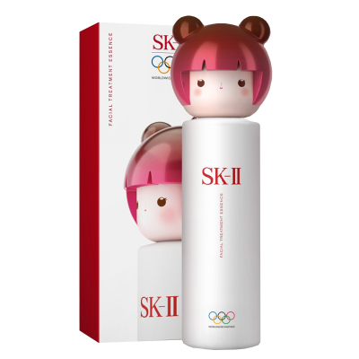 东京奥运限量款-SK-II春日娃娃神仙水230ml精华液东京奥运会官方指定精华粉色款