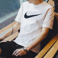 耐克(NIKE)短袖T恤男 2023夏季新款运动服休闲圆领半袖舒适透气短袖T恤 DC5095-010/黑色 S