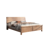 鑫星奈XXN4022719 简约白蜡木实木床原木风单人床1.8米