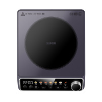 苏泊尔SUPOR智能触控电陶炉C22-CS60 2200瓦微晶面板防干烧安全设计轻便2.1kg