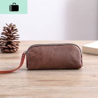 手包男皮软皮复古休闲手工长款钱包女带拉链男士小手包NEW LAKE 杂色杂色随机发货!女手包