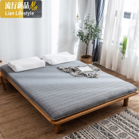 乳胶记忆棉榻榻米床垫子加厚针织棉软垫1.8米学生宿舍褥子1.5米床 三维工匠