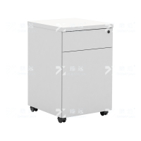 臻远 ZYGW-018活动柜一抽一门矮柜晨曦白