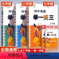 初中奥数·举一反三 七年级/初中一年级 [正版]2023初中奥数举一反三七年级八年级九年级上册下册数学思维训练竞赛奥数真