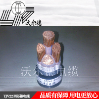 沃尔德电缆 电力电缆 YJV22 0.6/1KV 3*4+2*2.5