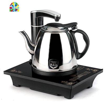 全自动上水壶电热烧水壶家用电磁炉器抽水式功夫茶保温套装泡茶具 FENGHOU 黑色防尘盖半自动单炉
