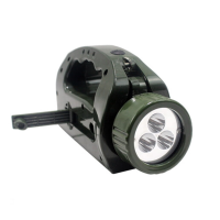 鸿灵睿芯 DT08F 手摇充电巡检强光灯(计价单位:盏)深绿色