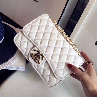 包包女斜挎韩版女学生新款ins同款超火链条小方包