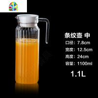亚克力扎壶果汁壶冷水壶饭店专用可高温泡茶壶商用餐厅塑料透明pc FENGHOU 1500ml鸭嘴壶凉水壶