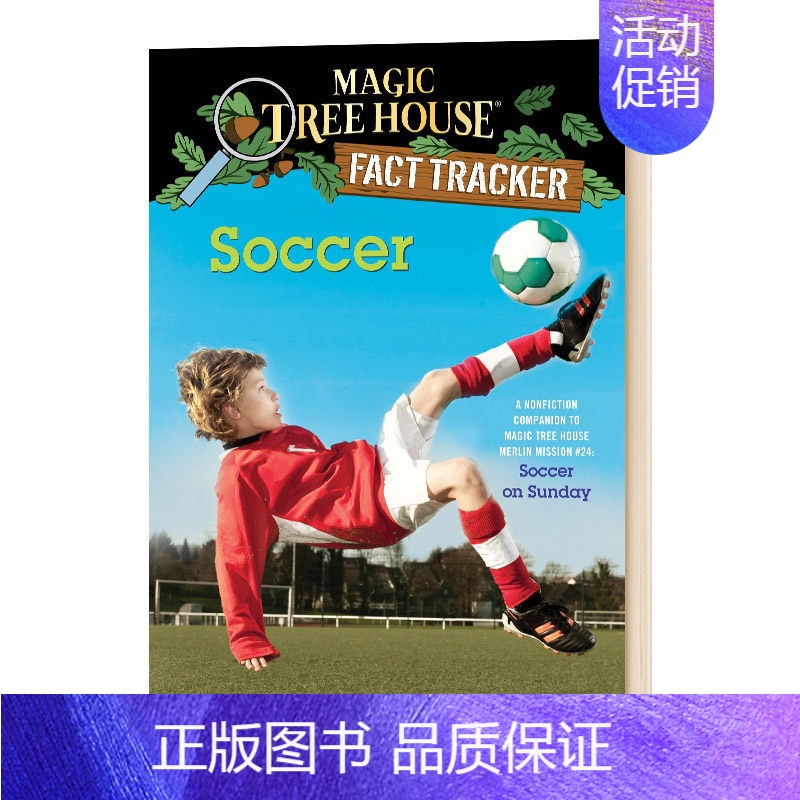神奇树屋小百科系列29 足球 [正版]英文原版 神奇树屋练习册3本套装 Magic Tree House 英文版 美国中